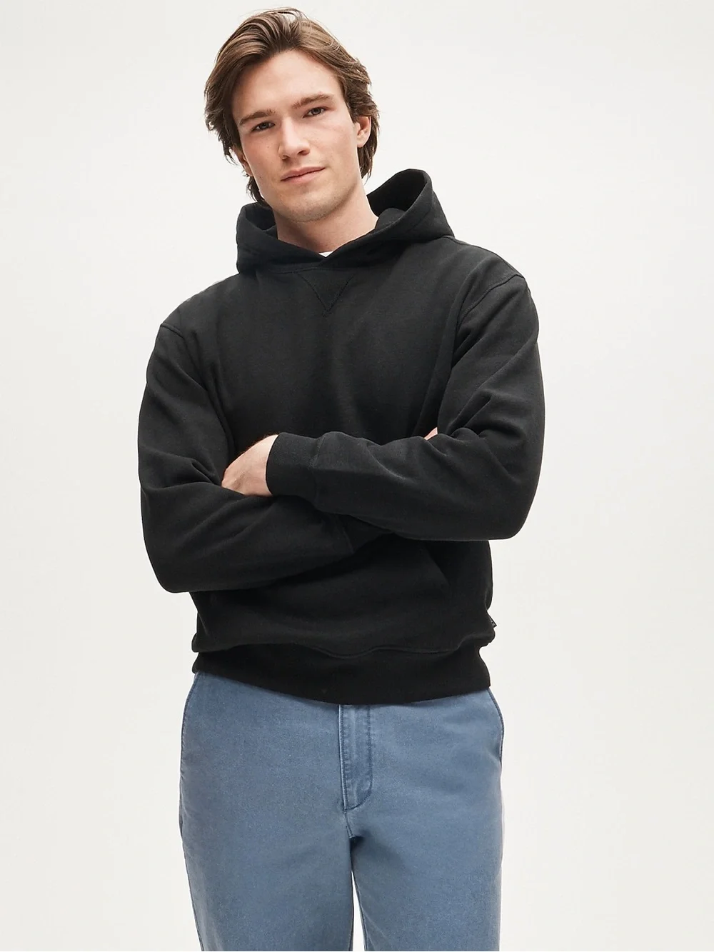 J.Crew Heritage 14 oz. fleece hoodie size L NWT